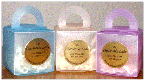 Mastic Dinner Favors Cheesecake